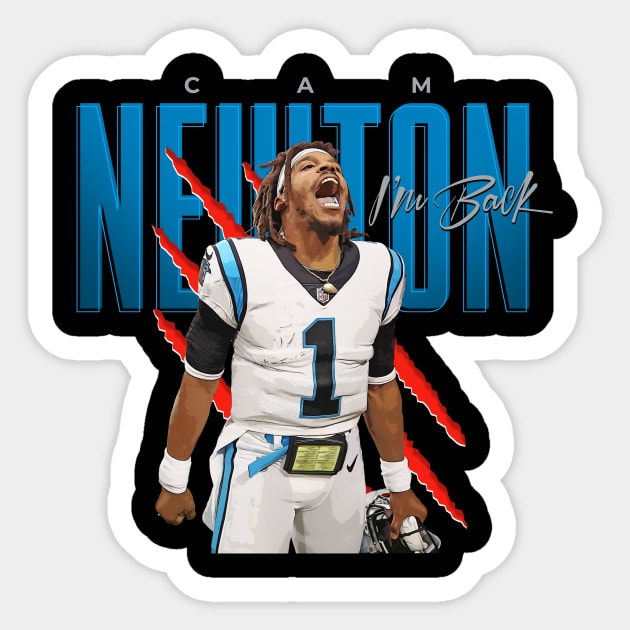 Cam Newton Cam Newton Carolina Panthers Sticker TeePublic